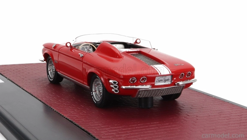 Modely v mierke Matrix Chevrolet Corvair Super Spider Xp-785 Concept 1962 1:43 Červená