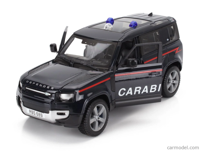 Bburago Land rover New Defender 110 Carabinieri 2022 1:24 Blue