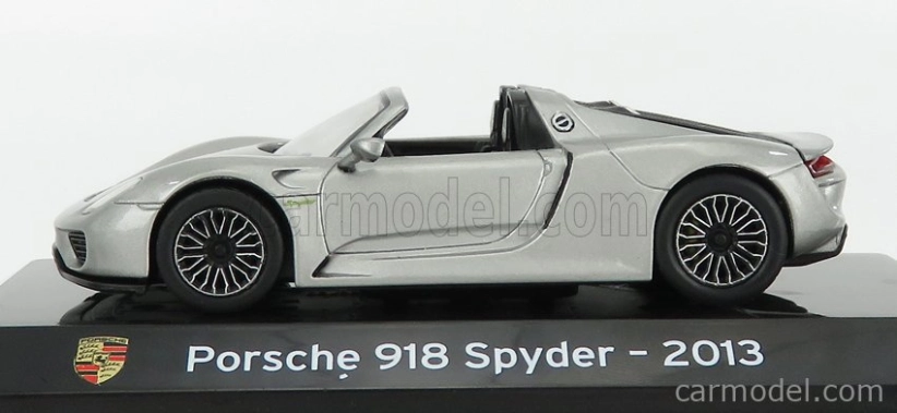 Edicola Porsche 918 Spyder 2013 - Con Vetrina - With Showcase 1:43 Silver