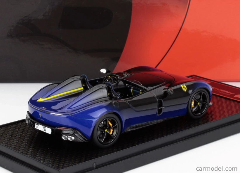 Bbr-models Ferrari Monza Sp2 2018 1:43 Blue Viery - New Black Daytona