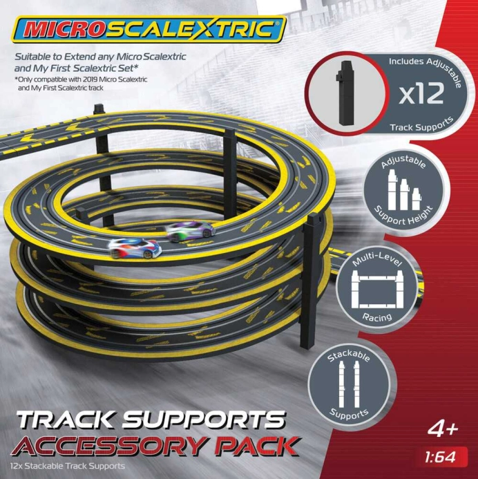 Rozšírenie trate MICRO SCALEXTRIC G8050 – Track Supports Extension Pack (1:64)