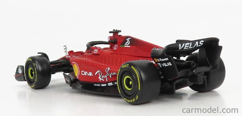 Bburago Ferrari F1-75 Scuderia Ferrari N 16 Season 2022 Charles Leclerc 1:43, červená