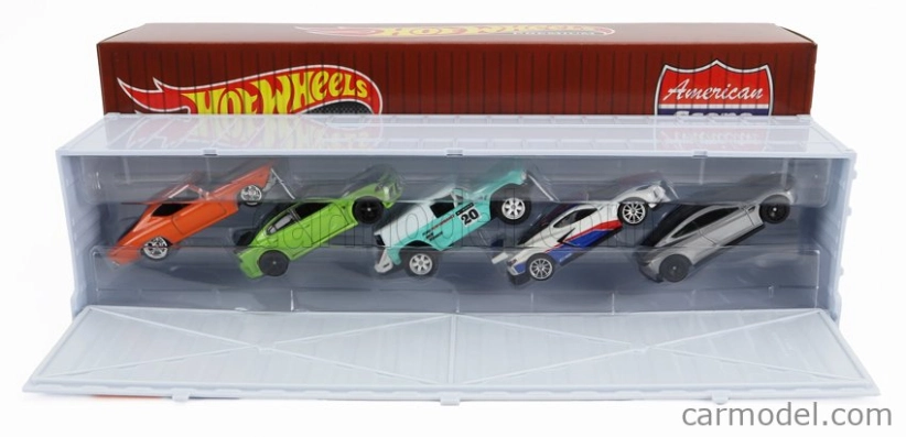 Mattel hot wheels Dodge Set Assortment 5 Cars Pieces Container - American Scene 1:64 Různé