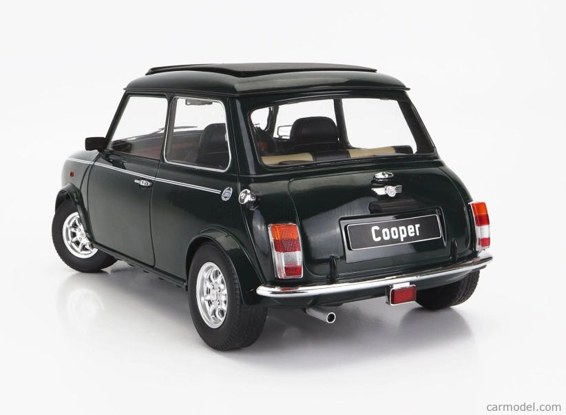Mini Cooper Sunroof Rhd 1992 v mierke 1:12 tmavo zelená biela