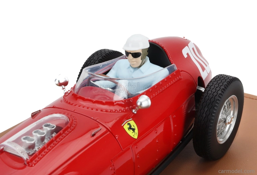 Tecnomodel Ferrari F1  Dino 246/256 Team Scuderia Ferrari N 20 Winner Monza Italy Gp (with Pilot Figure) 1960 Philip Hill 1:18 Red