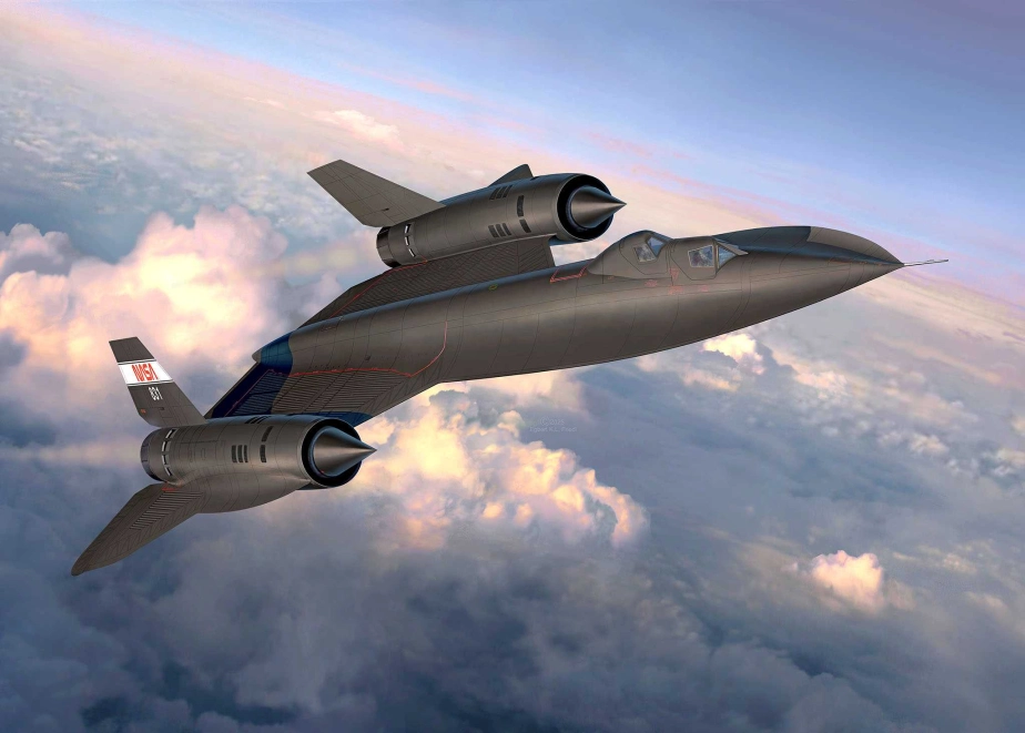 Plastic ModelKit lietadlo 03751 - Lockheed SR-71B Blackbird (1:48)