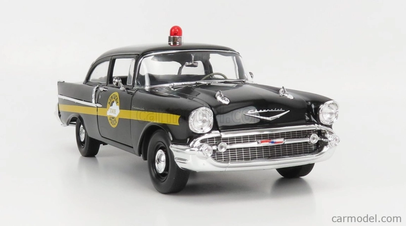 Highway61 Chevrolet 150 Sedan Kentucky State Police 1957 1:18 čierna