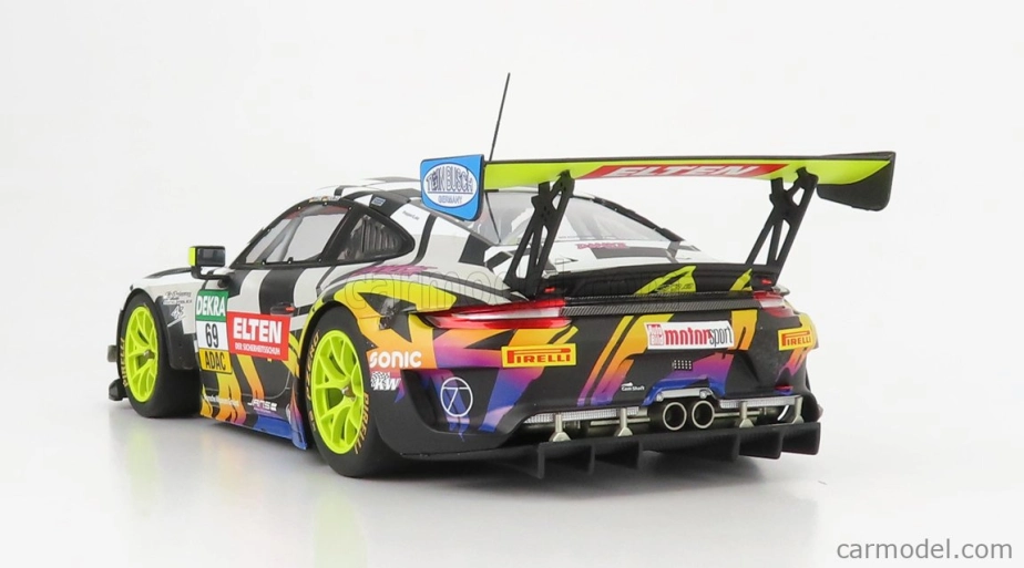 Minichamps Porsche 911 991-2 Gt3-r Iron Force By Ring Police Team N 69 1:18