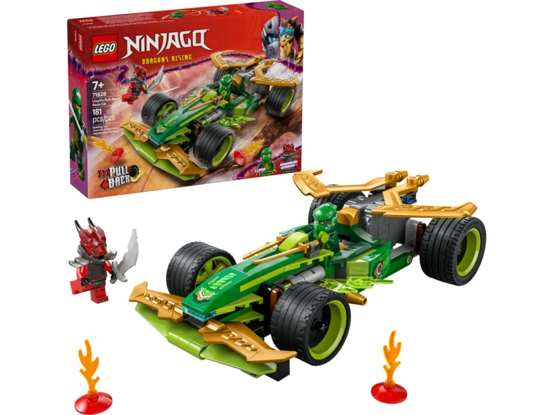 LEGO Ninjago – Lloydovo pretekárske auto s naťahovacím motorom