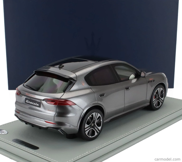 Bbr-models Maserati Grecale Folgore Suv 2022 - Con Vetrina - With Showcase 1:18 Grigio Lava - Grey Met