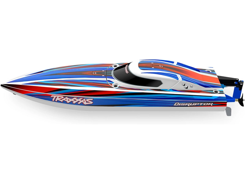 RC čln Traxxas Distruptor 4S RTR, modrý