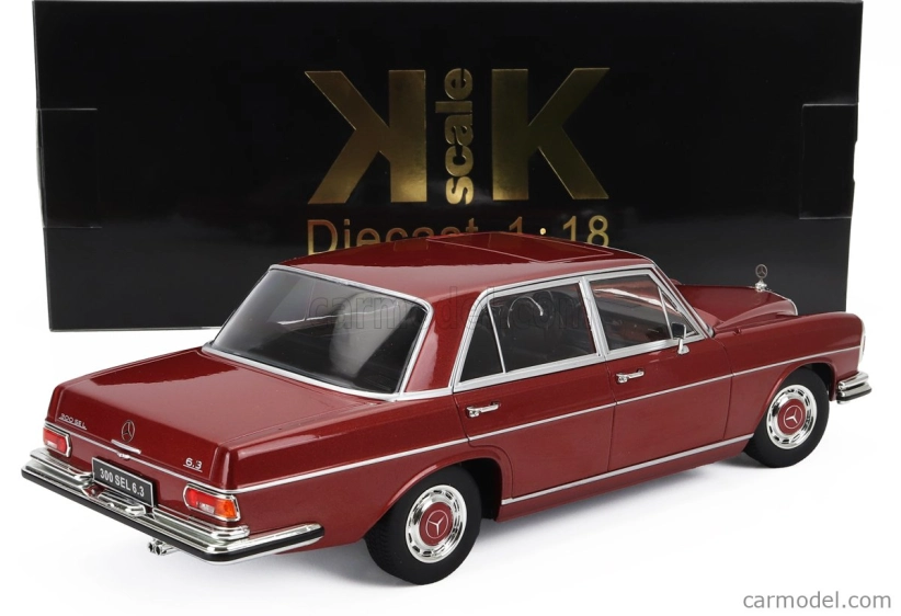 Kk-scale Mercedes benz S-class 300sel 6.3 (w109) 1967-1972 1:18 Red Met