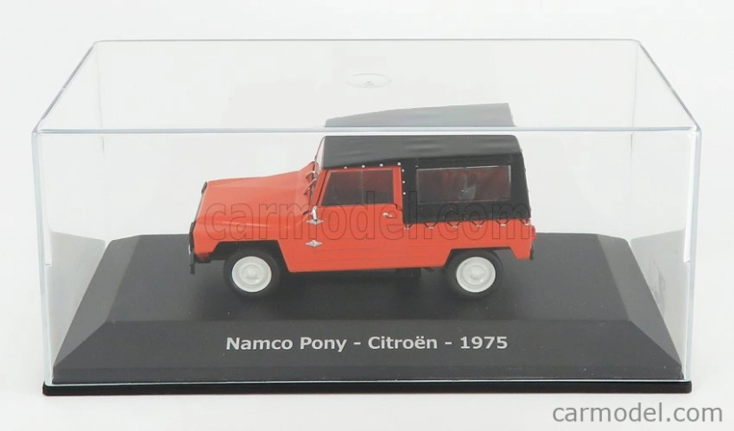 Edicola Citroen Namco Pony Cabriolet Closed 1975 - Con Vetrina - S vitrínou 1:43 Red Black