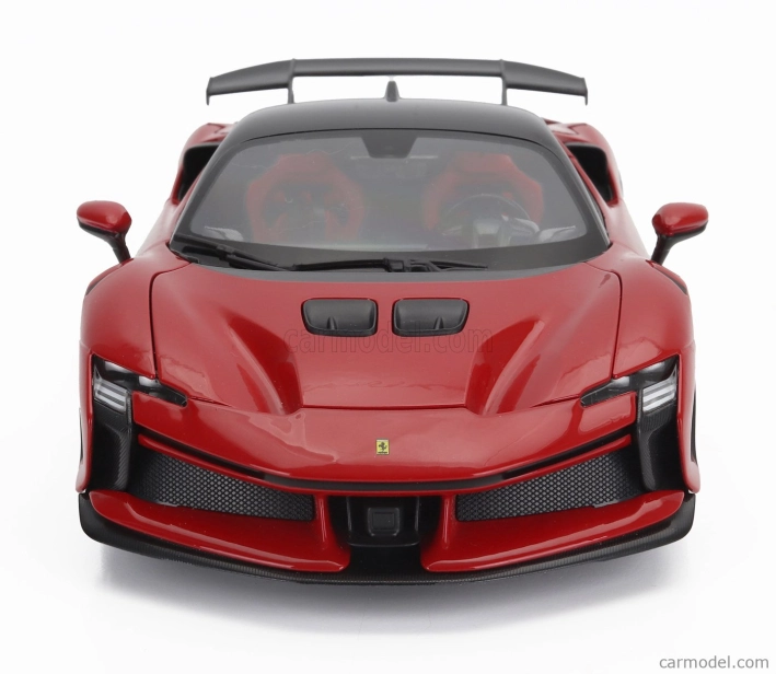 Bburago Ferrari Sf90 Xx Stradale 2024 1:18 Rosso Corsa – červená čierna