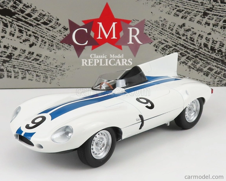 Cmr Jaguar D-type 3.4l Team Briggs Cunningham N 9 1:18, bílá