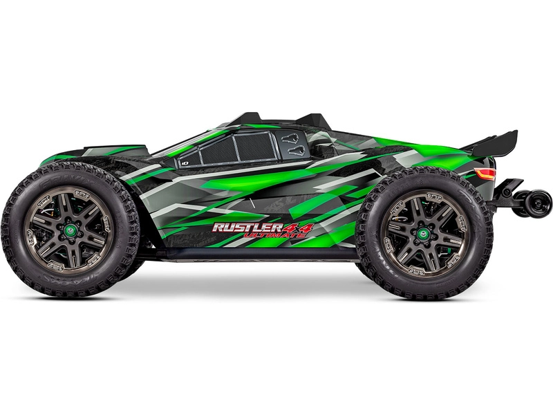 ROZBALENO-RC auto Traxxas Rustler 4x4 Ultimate VXL RTR, zelená