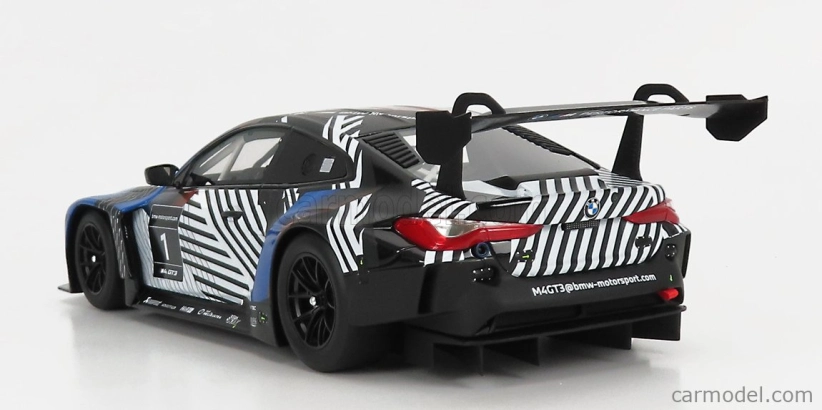 Truescale BMW radu 4 M4 Performance Coupe N 1 (g82) Testovacie vozidlo 2021 1:18 čierna modrá sivá