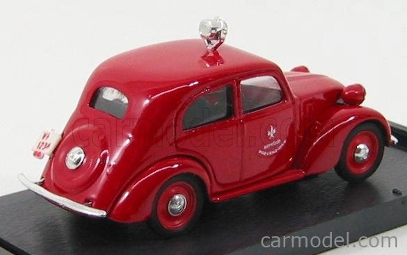 Brumm Fiat 508c 1100 Berlina Vigili Del Fuoco 1937 - Hasičské auto - Hasiči Feuerwehr 1:43 červená