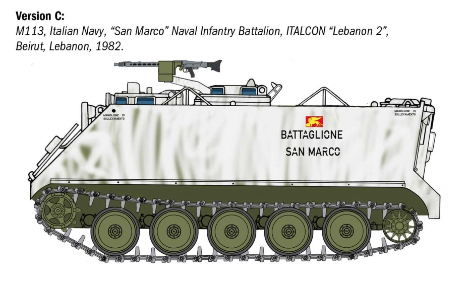 Italeri Tank M113a1 Armoured Personnel Carrier Military 1945 1:35 /