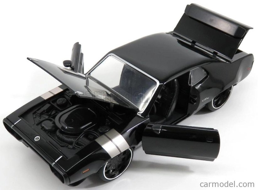 Jada Plymouth Dom's Gtx Coupe 1971 - Fast & Furious 8 2017 1:24 Černá Stříbrná