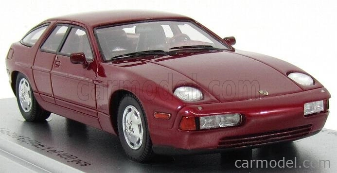 Kess-model Porsche 928 Custom Factory 4-dverový sedan 1986 1:43 Red Met