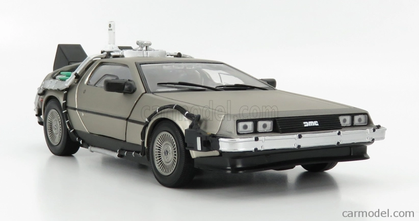 Sun-star De lorean Time Machine - Back To The Future 2 - Ritorno Al Futuro 2 1:18 Silver
