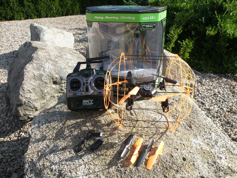 RC dron SkyWalker, oranžová