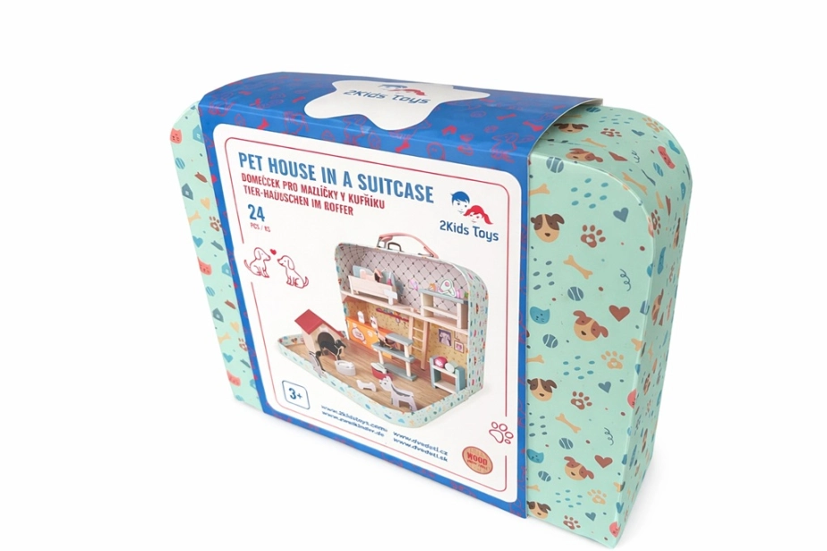 2Kids Toys Domček pre maznáčikov v kufríku