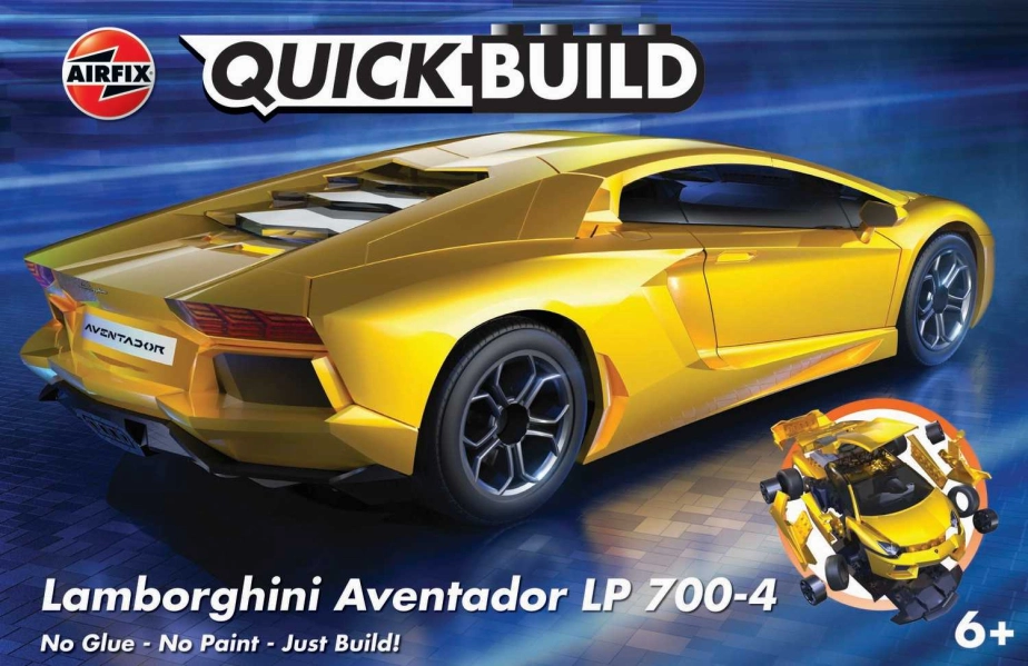 Airfix Quick Build – Lamborghini Aventador žlté