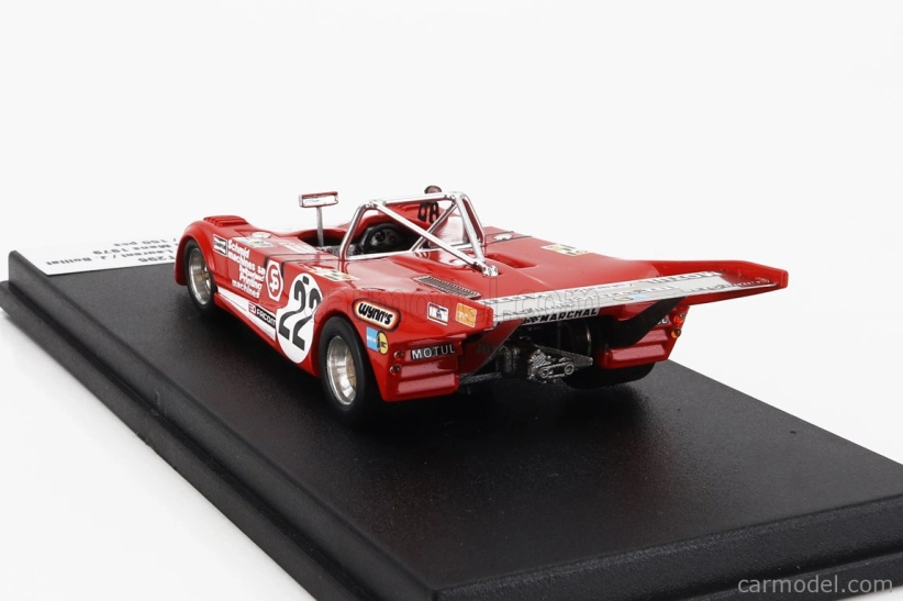 Trofeu Lola T298 Team G.morand N 22 24h Le Mans 1979 Eric Vaugnat - Jacques Boillat 1:43 Červená