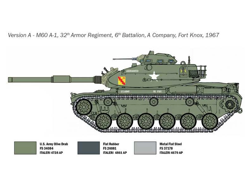 Italeri Chrysler M60A1 (1:72)