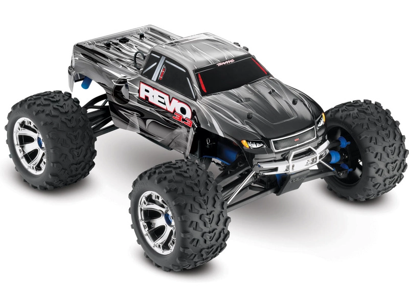 RC auto Traxxas Nitro Revo 1:8 TQi s BlueTooth RTR, stříbrná