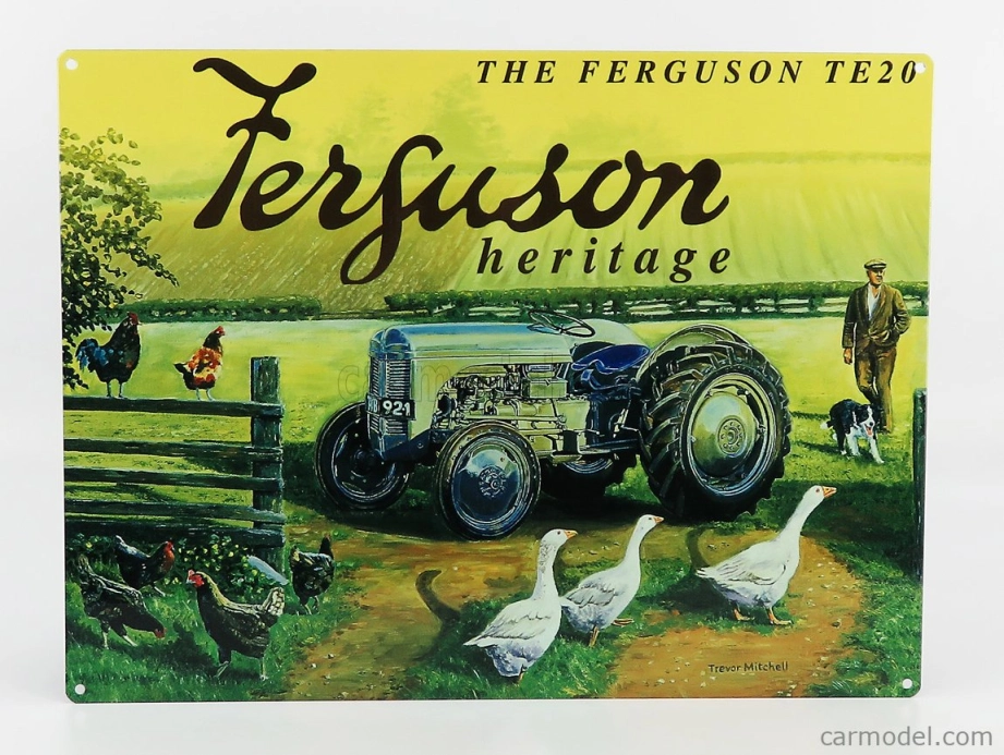 Edicola Príslušenstvo Kovová doska - Massey Ferguson Tractor Heritage Te20 1:1 Rôzne