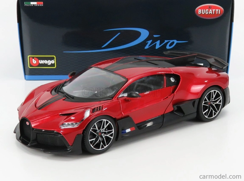 Bburago Bugatti Divo 1:18 červená