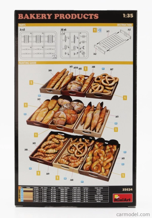 Miniart Accessories Bakery Products 1:35 /