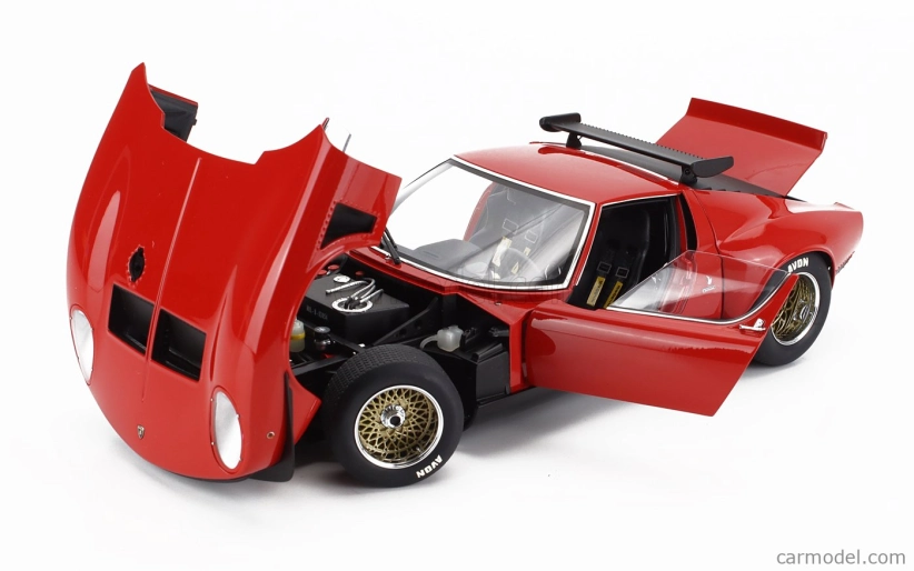 Autoart Lamborghini Miura Svr Jota 1968 1:18 červená