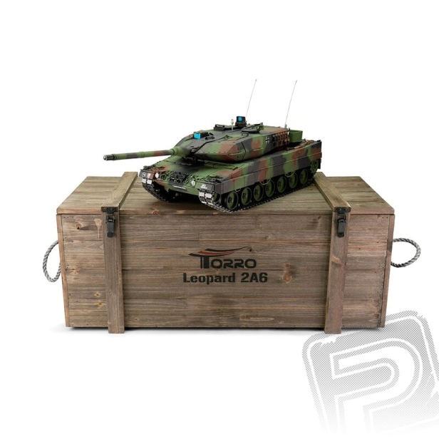 RC tank Leopard 2A6 1:16 IR, kamufláž