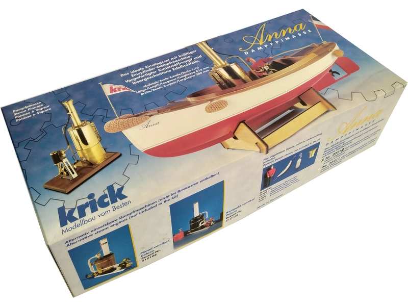 RC stavebnica Krick Anna kit s parným strojom V2