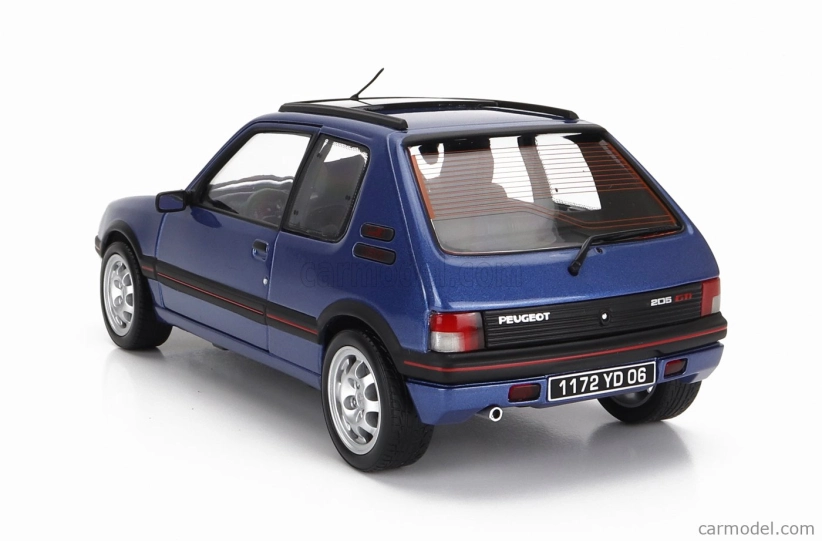 Norev Peugeot 205 1.9 Gti Pts Rims 1992 1:18 Miami Blue