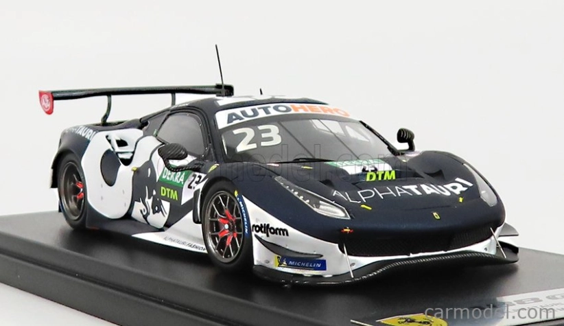 Looksmart Ferrari 488 Gt3 Evo 3.9l Turbo V8 Team Alphatauri N 23 Dtm Season 2021 A.albon 1:43 Black White