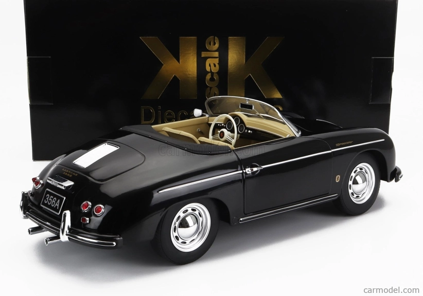 Porsche 356a Speedster 1955 v mierke 1:12 čierna