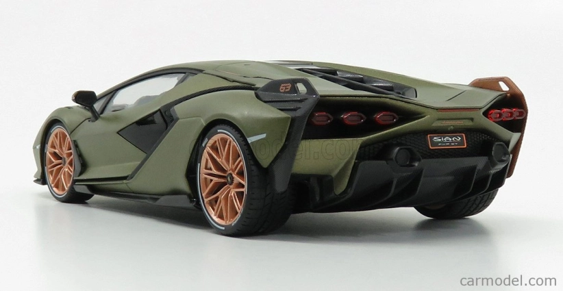 Bburago Lamborghini Sian Fkp 37 Hybrid 2020 1:18 Verde Gea – zelená met