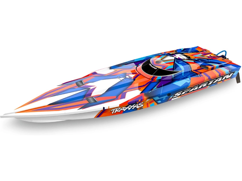 RC loď Traxxas Spartan TQi RTR, červená