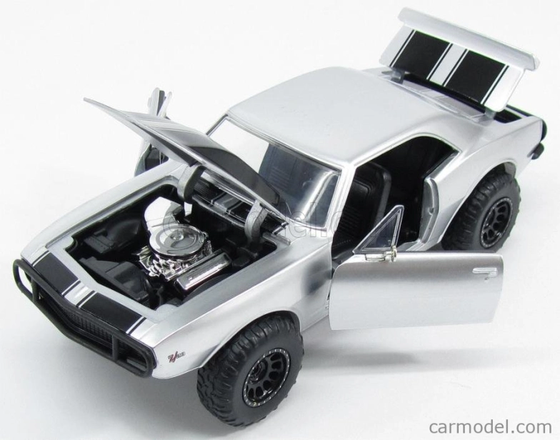 Jada Chevrolet Roman's Chevy Camaro Z/28 Offroad 1978 - Fast & Furious 7 1:24 Matt Silver