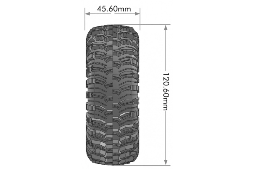 CR-SIXGEAR 1.9 - Pneumatiky s vložkou, 2 ks