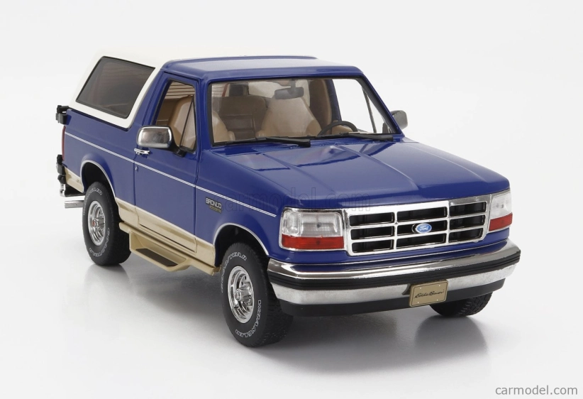 Greenlight Ford usa Bronco Eddie Bauer Edition 1996 1:18 Modrá Bílá