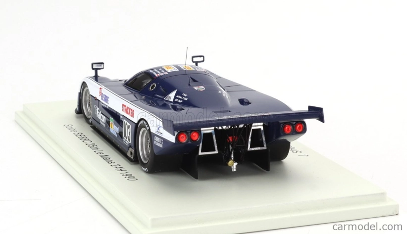 Spark-model Spice Se88c 3.3l V8 Team Mako N 103 24h Le Mans 1990 Robbie Stirling - James Shead - Ross Hyett 1:43 Modrá biela