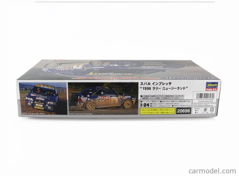 Hasegawa Subaru Impreza 555 N 5 Rally Nový Zéland 1996 Peter Bourne Possum - Vincent Craig 1:24 /