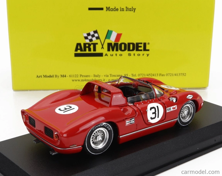 Art-model Ferrari 330p Spider S/n0822 N 31 24h Daytona 1966 John Fulp ...