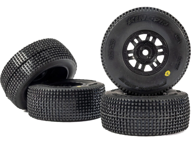 Pro-Line kolo 1:16, pneu King Pin, disk černý H12mm (4): Mojave Grom
